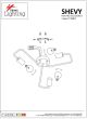 KQ 2626/3 SHEVY CEILING LAMP Δ3 HOMELIGHTING 77-8087