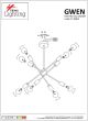 KQ 2629/8 GWEN WHITE PENDANT Δ4 HOMELIGHTING 77-8094