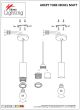 SE21-NM-4 ADEPT TUBE NICKEL MATT PENDANT B1 HOMELIGHTING 77-8265