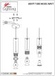 SE21-NM-5-5NM ADEPT TUBE NICKEL MAT Nickel Matt Pendant+ HOMELIGHTING 77-8663