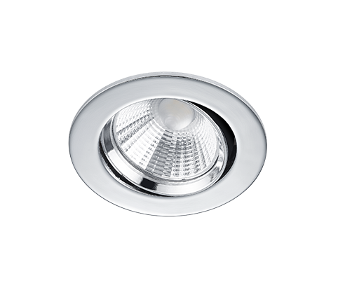 Σποτ Χωνευτό Στρογγυλό Χρωμέ 8xH5cm Led 5,5w 3000K 345lm Trio Lighting Pamir 650510106