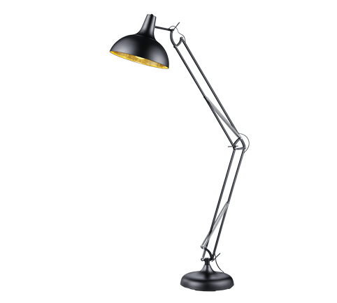 Φωτιστικό Δαπέδου H180x38cm 1xE27 Απόχρωση Black Matt Trio Lighting Salvador R46061032