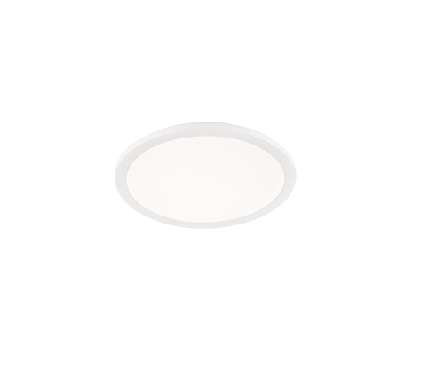 Πλαφονιέρα Οροφής IP44 Μαύρο Ματ 40xH3cm LED 22w 3000K 2700lm Switch Dimmer Trio Lighting Camillus 62922401