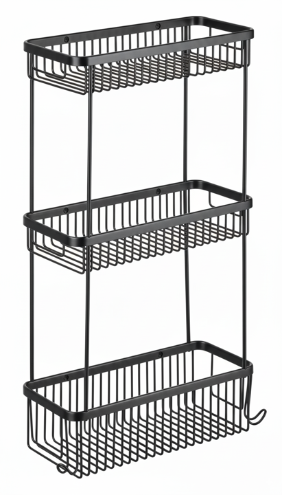 Τριπλή Γωνιακή Σπογγοθήκη Γραφίτης Bronze Art Σπογγοθήκες 1698-81-3