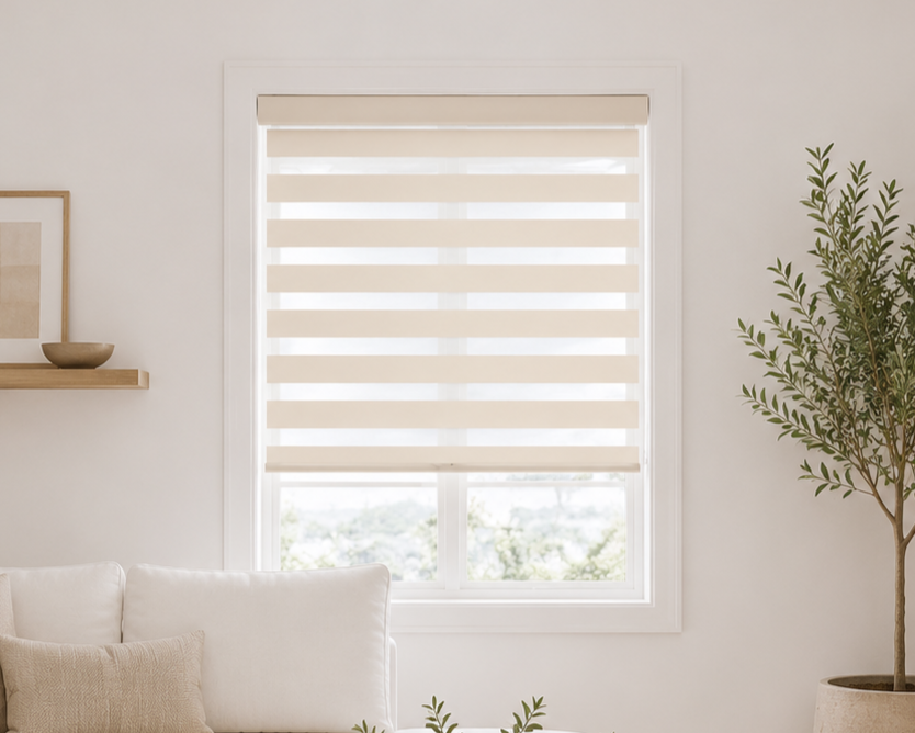 Double Ρόλερ Ρυθμιζόμενης Σκίασης 80x230cm Μπεζ MRShome  DRD-BG080230