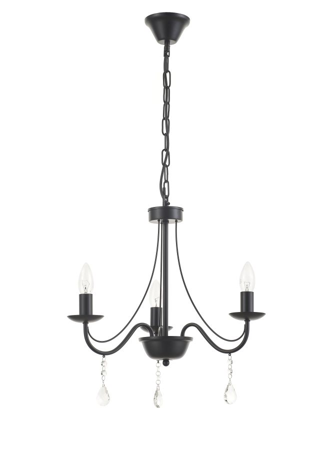 PDC 2188-3 ΒΚ 3/Φ ΟΛΛΑΝΔΕΖΑ ΜΑΥΡΗ ΜΕ  ΚΡΥΣΤΑΛΛΑ 3ΧΕ14 ARlight 0104598