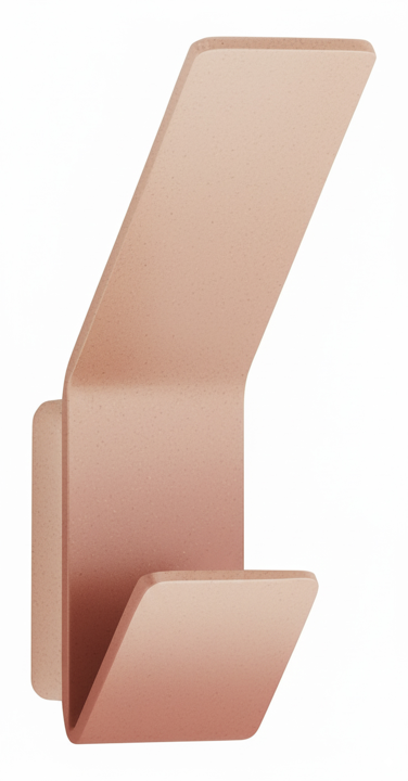 Άγκιστρο Διπλό Rose Sand Bronze Art Shelfy 35FY-R2