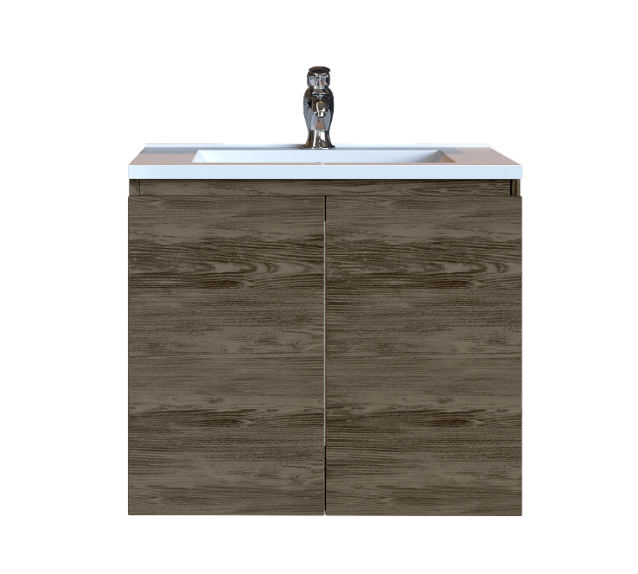 Έπιπλο Μπάνιου 70 εκ. με Νιπτήρα Χρώμα Anziano Grey Sanitec Alba A 70