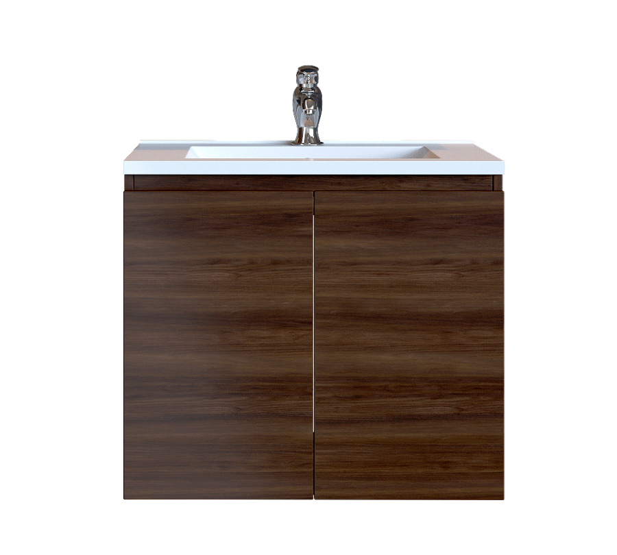 Έπιπλο Μπάνιου 80 εκ. με Νιπτήρα Χρώμα Noce Lirico Sanitec Alba A 80