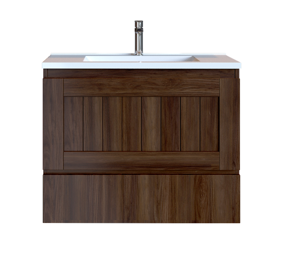 Έπιπλο Μπάνιου 100 εκ. με Νιπτήρα Χρώμα Noce Lirico Sanitec Alba B 100