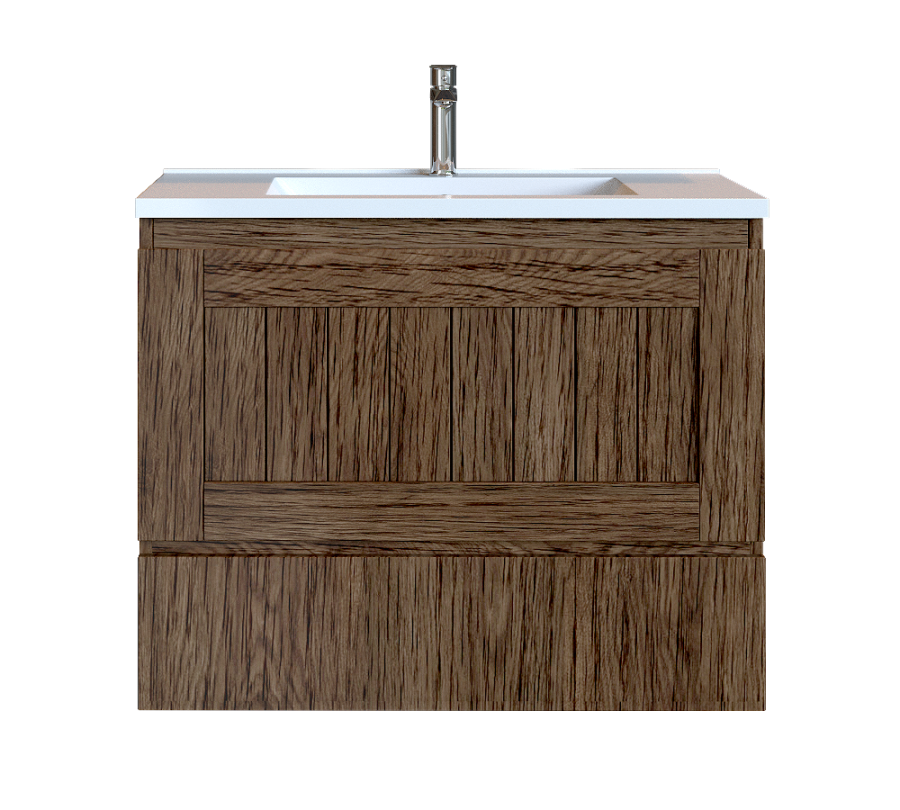 Έπιπλο Μπάνιου 90 εκ. με Νιπτήρα Χρώμα Anziano Natural Sanitec Alba B 90