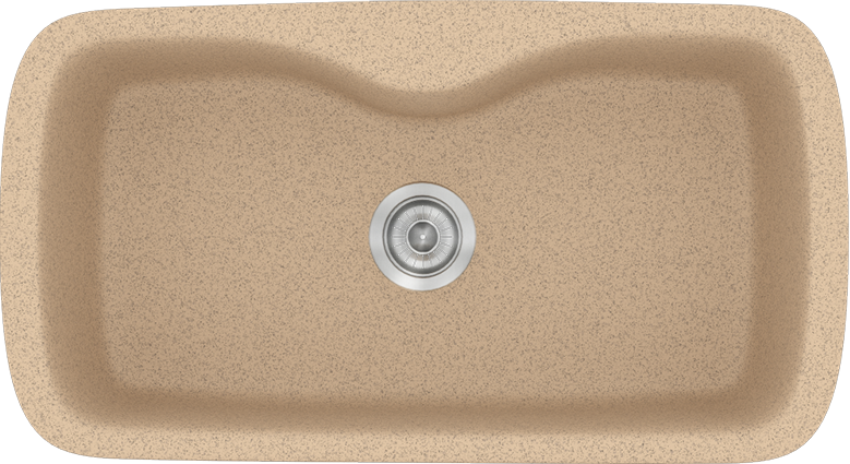 Sanitec Νεροχύτης 321 Classic 83×51 321-10-Granite-Beige