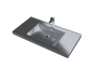Έπιπλο Μπάνιου 90 εκ. με Νιπτήρα Χρώμα Anziano Grey Sanitec Alba B 90
