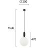 Μονόφωτο Μαύρο Neptune Viokef 4230601