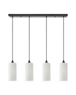 SE21-BL-4-4BL-GL3 ADEPT TUBE  Pendant White Glass+ HOMELIGHTING 77-9003