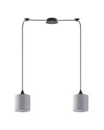 SE21-BL-B10-BL2-SH2 ADEPT PENDANT Grey Shade Pendant + HOMELIGHTING 77-9013