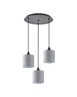SE21-BL-B10-BL3-SH2 ADEPT PENDANT Grey Shade Pendant+ HOMELIGHTING 77-9019