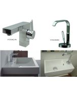 Έπιπλο Μπάνιου 120εκ.-Νιπτήρα, Χρώμα Μελαμίνης L-oak ECO-120C FT21.120.005LO