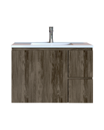 Έπιπλο Μπάνιου 90 εκ. με Νιπτήρα Χρώμα Anziano Grey Sanitec Alba C 90