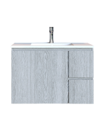 Έπιπλο Μπάνιου 90 εκ. με Νιπτήρα Χρώμα Canyon Greyish Sanitec Alba C 90