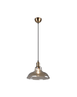 Κρεμαστό Φωτιστικό Old Brass 28xH150cm Μονόφωτο Καμπάνα 1xE27 Trio Lighting Aldo R30731004