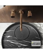 Μπαταρία Νιπτήρα Τοίχου 3 οπών Lumiere Vicario Antique Brass 516046-221