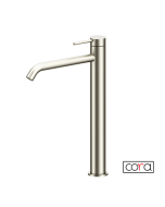 Μπαταρία Νιπτήρα Υψηλή με Βαλβίδα Clic-Clac Cosmo Brushed Inox 6113-111