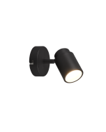 Σποτ Μονόφωτο Μαύρο Ματ 10xH15cm 1xGU10 Trio Lighting Angelo 880400132