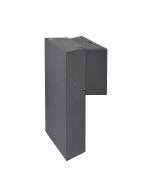 Φωτιστικό Επιτοίχιο Εξ.Χώρου IP54 Led 3x1w 3000K 9,2x6,5xH17cm Χυτό Αλουμίνιο Γραφίτης Sun Light GL13403