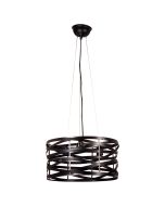 PDC 6080 BK ΚΡΕΜ. ΚΥΛΙΝΔΡΟΣ ΧΙΑΣΤΟ ΜΑΥΡΟ  3ΧΕ27 ARlight 0084294