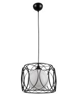 PDC 6078 BK 1/Φ ΜΑΥΡΟ ΚΥΚΛΙΚΟ ΣΧΕΔΙΟ & ΟΠΑΛΙΝΑ 1ΧΕ27 ARlight 0084490