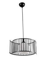 PDC 6086 BK 1/Φ ΜΕΤΑΛΛΙΚΕΣ ΜΑΥΡΕΣ ΒΕΡΓΕΣ & ΟΠΑΛΙΝΑ ΓΥΑΛΙ 1ΧΕ27 ARlight 0084491