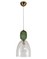 PDC 1281 GN  1/Φ ΣΦΥΡΙΛΑΤΟ  ΔΙΑΦΑΝΟ ΜΕ ΔΙΑΚΟΣΜΗΤΙΚΟ ΠΡΑΣΙΝΟ ΓΥΑΛΙ 1XE27 ARlight 0084645