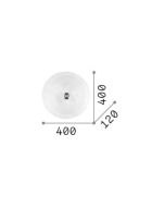 SHELL PL3 TRASPARENTE Ideal Lux 008608