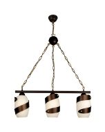 PDA 123-3 WH ΚΡΕΜΑΣΤΟ 3/Φ ΛΕΥΚΟ ΣΚΟΥΡΙΑ ΡΑΓΑ  3ΧΕ27 ARlight 0101101