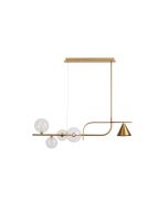 PDC 2047-1 # ΡΑΓΑ ΜΕ 4 ΓΛΟΜΠΟΥΣ  ΚΑΙ 1 ΚΑΜΠΑΝΑ 4XG9+1XE14 ARlight 0104521