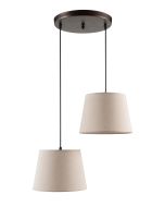 PDA 140-2 BG ΡΟΥΣΤΙΚ 2/Φ ΣΚΟΥΡΙΑ ΡΟΖΕΤΑ 25 ΒG ΚΑΠΕΛΑ 2xE-27 40W ARlight 0106605