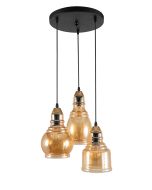 PDA 1258-3 ΡΑΓΑ ΜΕ ΜΕΛΙ 3ΣΧ. ΔΙΑΦΟΡΕΤΙΚΑ ΓΥΑΛΙΑ 3xE-27 40W ARlight 0108533