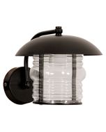 WLA 926 BK  ΑΠΛΙΚΑ ΠΑΝΩ ΑΛΟΥΜΙΝΙΟΥ ΜΑΝΙΤΑΡΙ ΜΑΥΡΟ 1ΧΕ27 ARlight 0148117