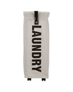 Καλάθι Απλύτων Taupe με Ροδάκια Μ39xΠ20xΥ59cm Estia Home Art Fjord 02-25366