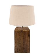 TLI 6346 40BG ΕΠΙΤΡΑΠΕΖΙΑ ΛΑΜΠΑ ΤΕΤΡΑΓΩΝΗ ΑΠΟ ΑΝΑΚΥΚΛΩΜΕΝΟ ΞΥΛΟ ΜΕ ΑΜΠΑΖΟΥΡ ΜΠΕΖ 1ΧΕ27 ARlight 02010048