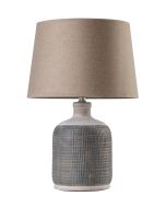 TLC 6357 ΕΠΙΤΡΑΠΕΖΙΑ ΛΑΜΠΑ ΚΕΡΑΜΙΚΗ ΒΑΣΗ ΑΝΑΓΛΥΦΗ ΑΜΠΑΖΟΥΡ ΓΚΡΙ 1XE27 ARlight 0204077