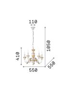 FIRENZE SP5 ORO Ideal Lux 020822