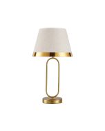 TLC 8814 ΕΠΙΤΡΑΠΕΖΙΑ ΛΑΜΠΑ ΧΡΥΣΗ ΟΒΑΛΑ ΒΑΣΗ ΜΕ ΑΜΠΑΖΟΥΡ ΜΠΕΖ ΧΡΥΣΟ ΣΙΡΙΤΙ 1xE-27 ARlight 0224118