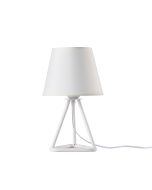 TLC 6004 WH ΠΟΡΤΑΤΙΦ ΜΕΤΑΛΛΙΚΟ ΑΣΠΡΟ  ΜΕ ΚΑΠΕΛΟ 1xE-27 ARlight 0224134