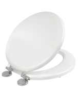 Κάλυμμα Λεκάνης Λευκό Πολυεστερικό Οπές 7-17,5εκ. Μ32-37 εκ. Π36,2εκ.για Ideal Standard Small 0292