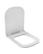 Κάλυμμα Λεκάνης Τετράγωνο Soft Close Λευκό Βακελιτικό Οπές 11,3-21,3εκ. Μ43,8-37 εκ. Π35,9εκ. King 0297