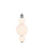 ΑΠΛΙΚΑ ΤΟΙΧΟΥ ΑΛΟΥΜΙΝΙΟ-ΓΥΑΛΙ LED 12.6W 1440Lm 3000K 450X240X185mm ΛΕΥΚΟ ARTE ILLUMINA BLOSSOM Eurolamp 144-15112