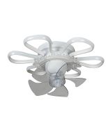 CFC 9506 WΗ ΑΝΕΜΙΣΤΗΡΑΣ ΟΡΟΦΗΣ ΜΑΡΓΑΡΙΤΑ ΜΕ LED ΦΩΤΙΣΜΟ+CONTROL ARlight 0334006