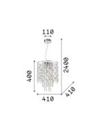 EVASIONE SP8 Ideal Lux 044774